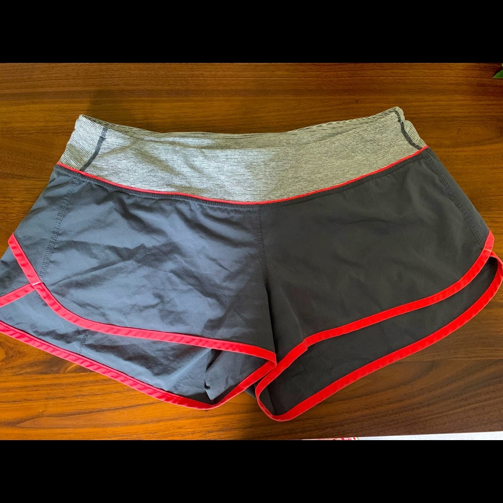 2 Lululemon speed up low rise shorts 2.5”. Size 8